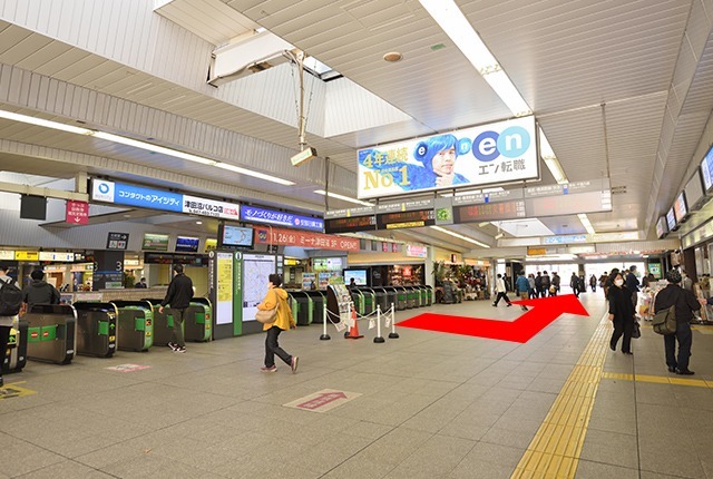 JR総武線「津田沼駅」からの経路01