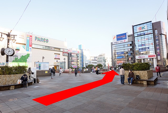 JR総武線「津田沼駅」からの経路02