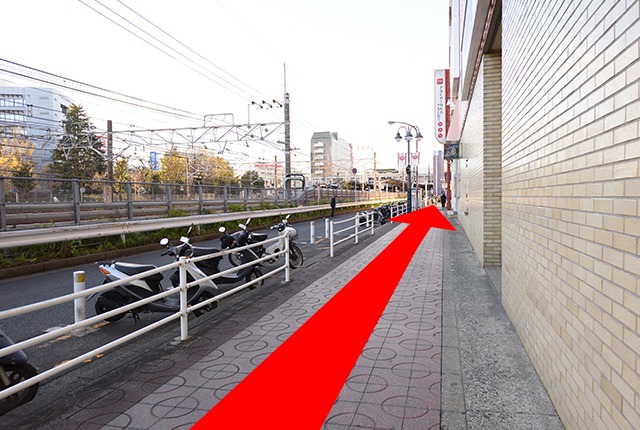 京成松戸線「新津田沼駅」からの経路05